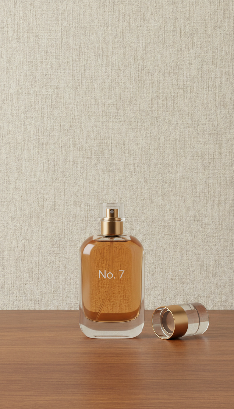 Eau de parfum with amber accord